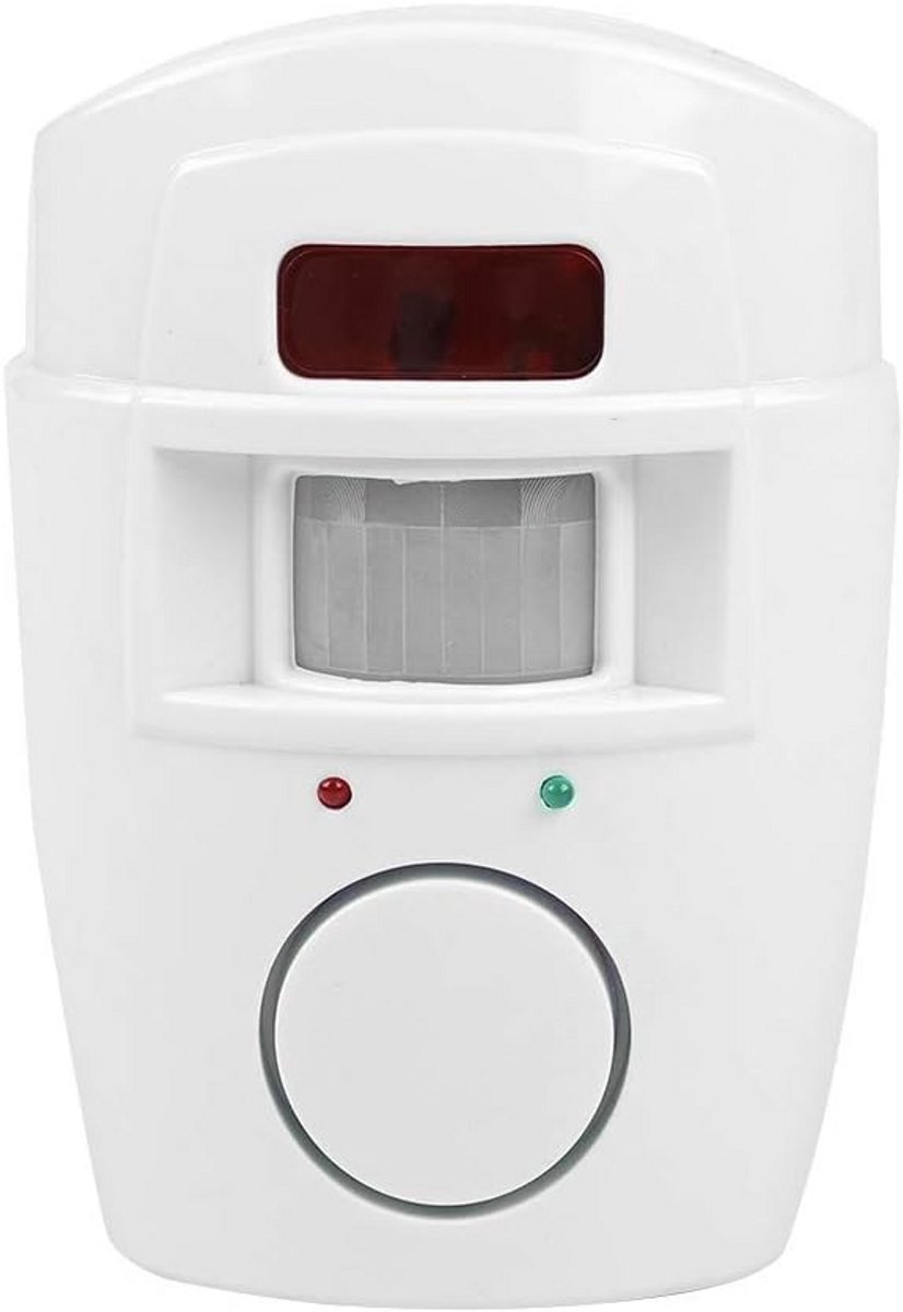 Draadloos Infrarood Bewegingsalarm met PIR Sensor en 2 Afstandsbedieningen