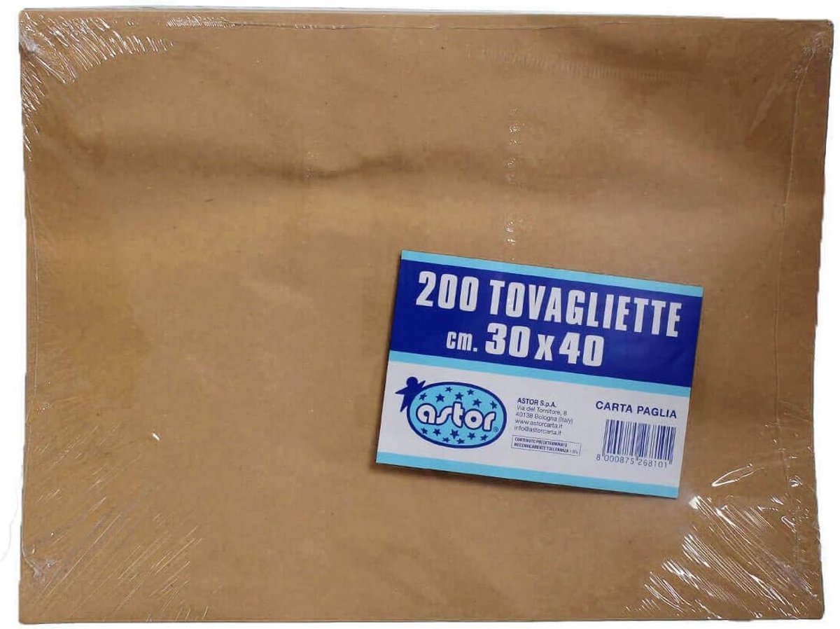 Grote verpakking 400 Papieren Servetten 30x40 cm - Stevige Wegwerp Servetten
