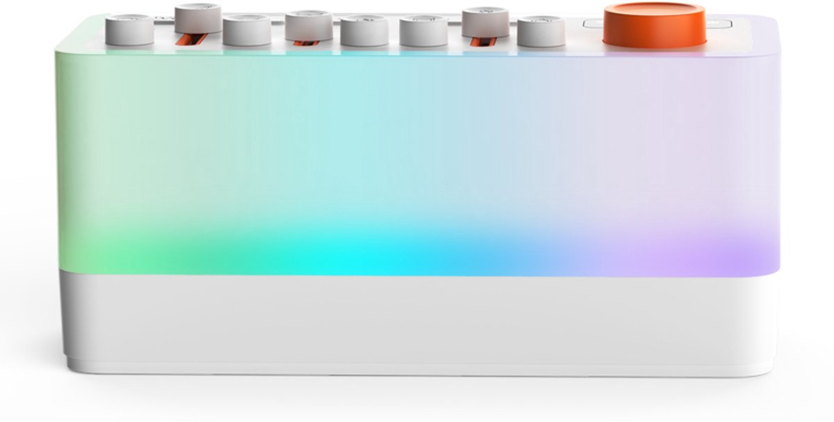 YUCONN Nachtlamp – Bluetooth Speaker – Tafellamp Slaapkamer – Nachtlampje met Natuurgeluiden - RGB Bedlamp – Dimbaar – Timer – Oplaadbaar Nachtlampje – Touch Bediening - Volwassenen en Kinderen