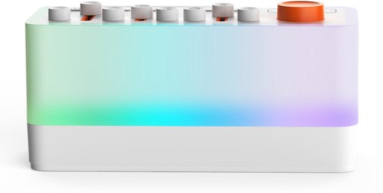 YUCONN Nachtlamp – Bluetooth Speaker – Tafellamp Slaapkamer – Nachtlampje met Natuurgeluiden - RGB Bedlamp – Dimbaar – Timer – Oplaadbaar Nachtlampje – Touch Bediening - Volwassenen en Kinderen