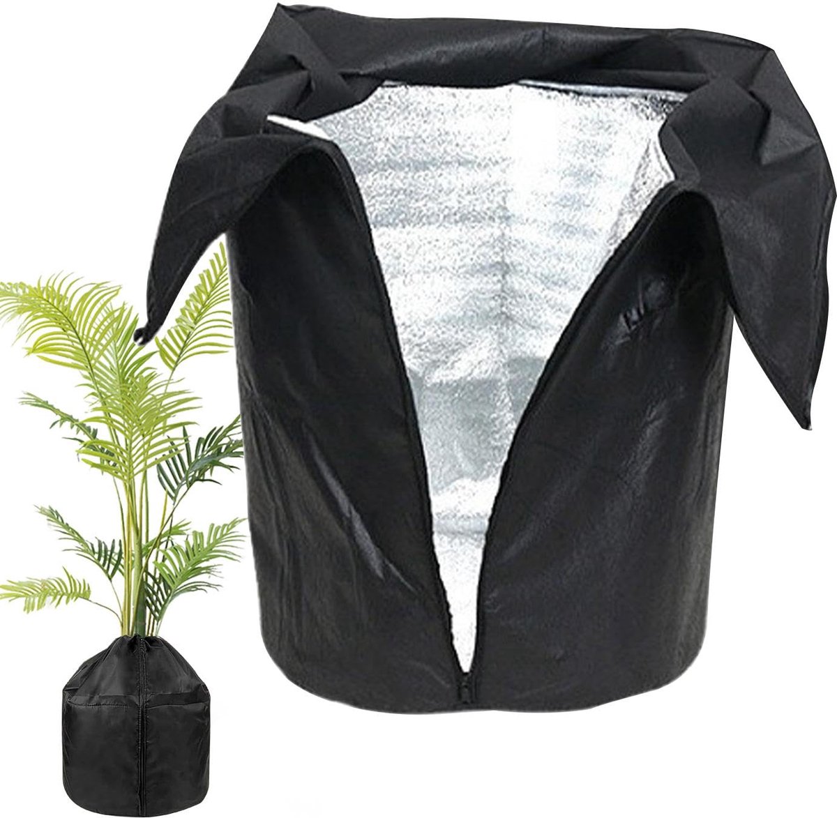 Thermische potbeschermhoes voor planten, winterbescherming voor potplanten, antivries plantenhoezen, vorstbescherming, herbruikbare beschermtas voor potplanten, 45 x 50 cm