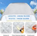 Voorruitafdekking, autoafdekking, voor tegen zon/stof/vorst/ijs/sneeuw/zonwering auto baby (183 x 116 cm