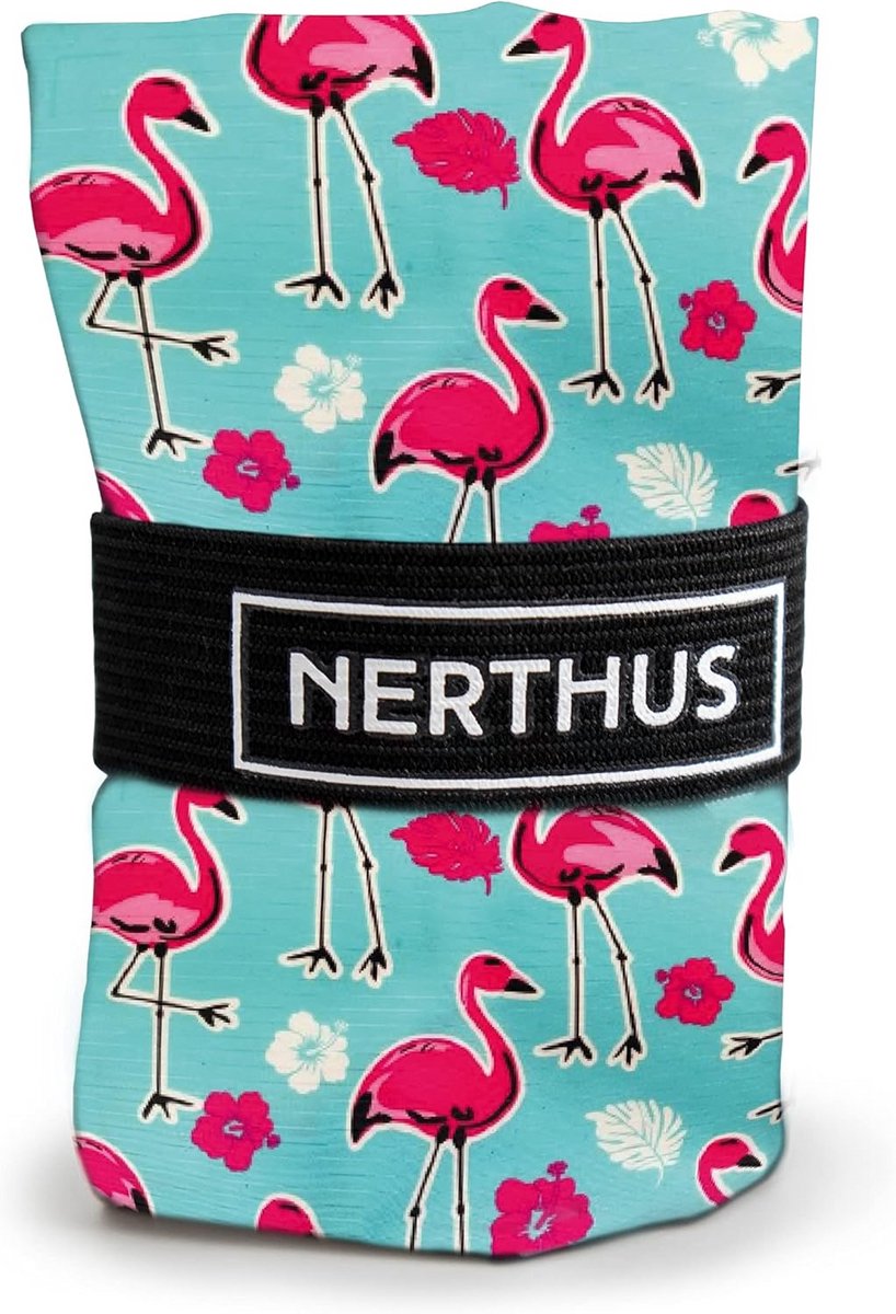 Grote Herbruikbare Opvouwbare Boodschappentas met Flamingo Design