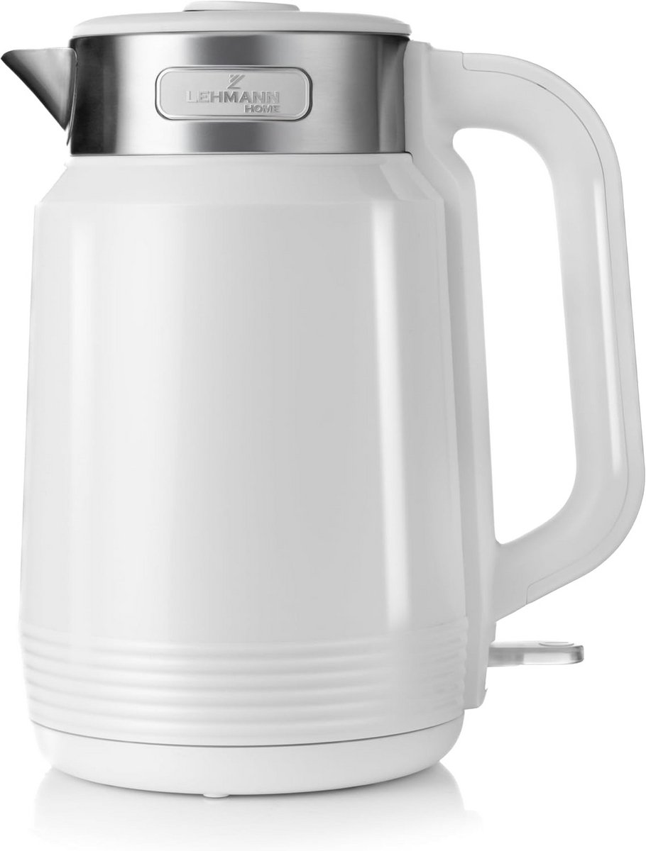 Grote Elektrische Waterkoker 2L 2200W Snel Koken Dubbele Wand