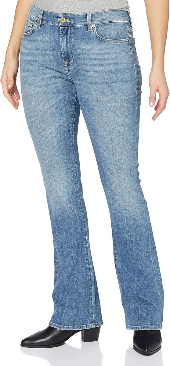 Dames Bootcut Jeans Hoog Taille Stijlvolle Pasvorm