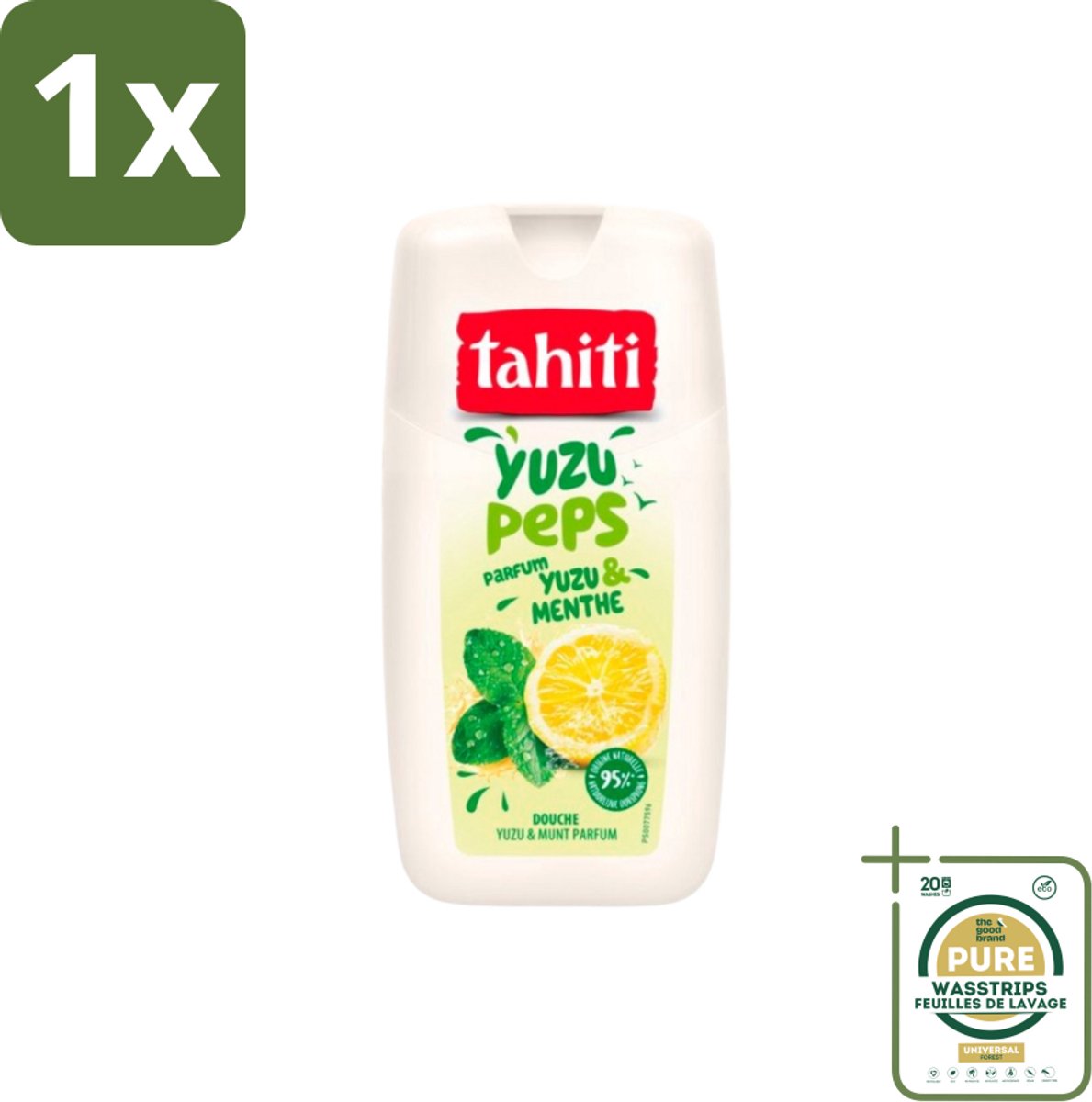 1 x Tahiti – Douchegel – Yuzu Peps Yuzu & Munt - 250 ml- Koffiezetapparaat - Koffiezetapparaat Met Automatische Functie - Koffiezetapparaat Met Warmte - Koffiezetapparaat Met Filter