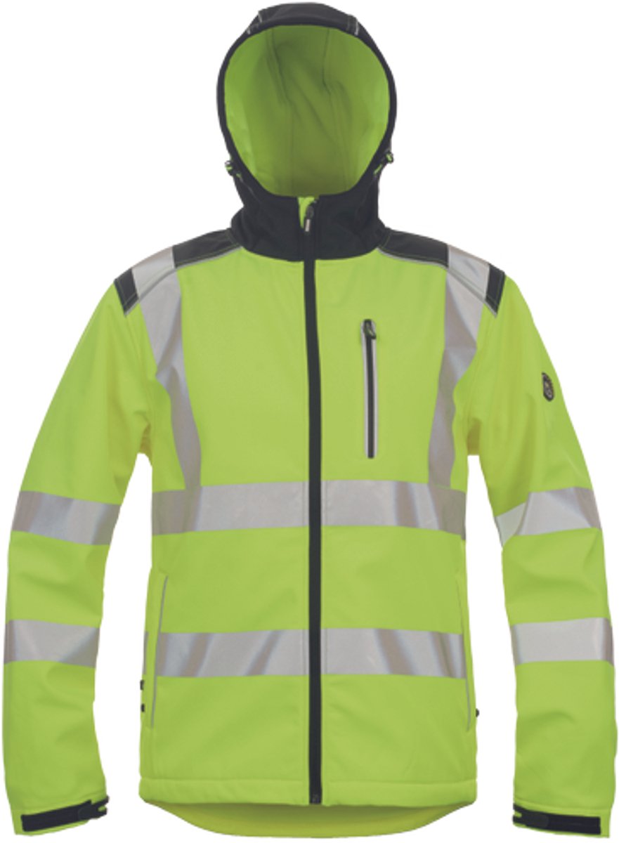 Cerva KNOXFIELD HVPS softshell jas 03010559 Geel