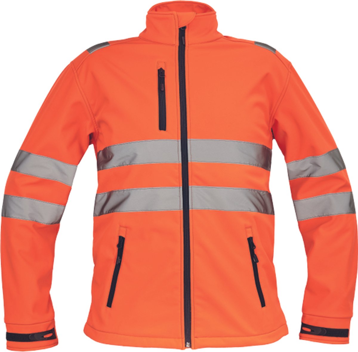 Cerva MURCIA high-vis SOFTSHELL jas 03010591 HV Oranje