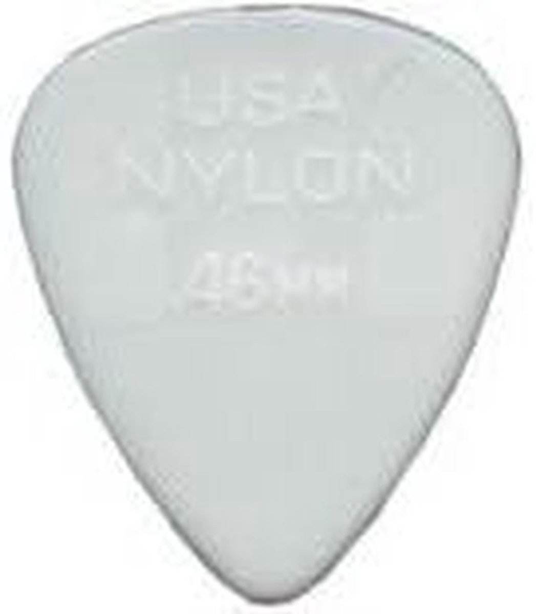 Set van 12 Gitaar Plectrums Nylon Standaard - 0.46mm Dikte