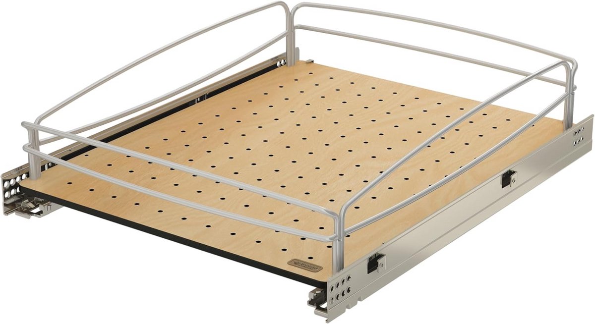 Uitschuifbare Bodemkast Organizer met Soft-Close voor Keukenopslag
