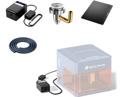 Sculpfun iCube Ultra Air Assist Kit - voor iCube Ultra Serie Laser Graveermachine - iCube Ultra Lasergraveermachine Accessoires - Hogedrukluchtpomp Kit met Uiterst Stabiele Luchtdruk Uitlaat - Accessoires voor Lasergraveerder