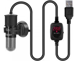 USB Aquarium Verwarmer 10W - Mini Thermostaat voor Kleine Vissenkom & Schildpad Terrarium tot 3 Liter