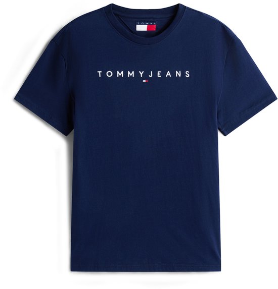 T-Shirt Jersey Broderie Logo Linéaire Tommy Jeans