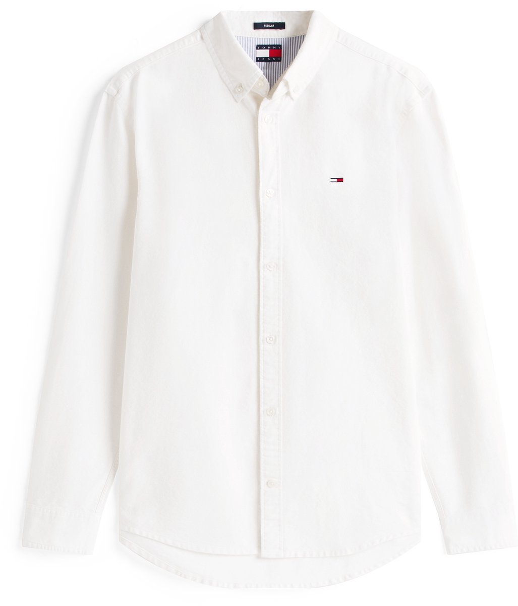 Oxford Shirt Long Sleeve Classic Wit