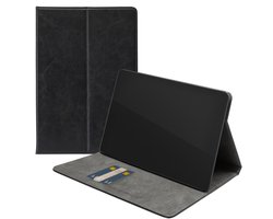 Mobilize Tablethoes geschikt voor Lenovo Yoga Tab Plus Hoes | Mobilize Premium Folio Bookcase | Pasjeshouder voor 3 Pasjes | Telefoonhoesje voor Pinpas / OV Kaart / Rijbewijs - Zwart