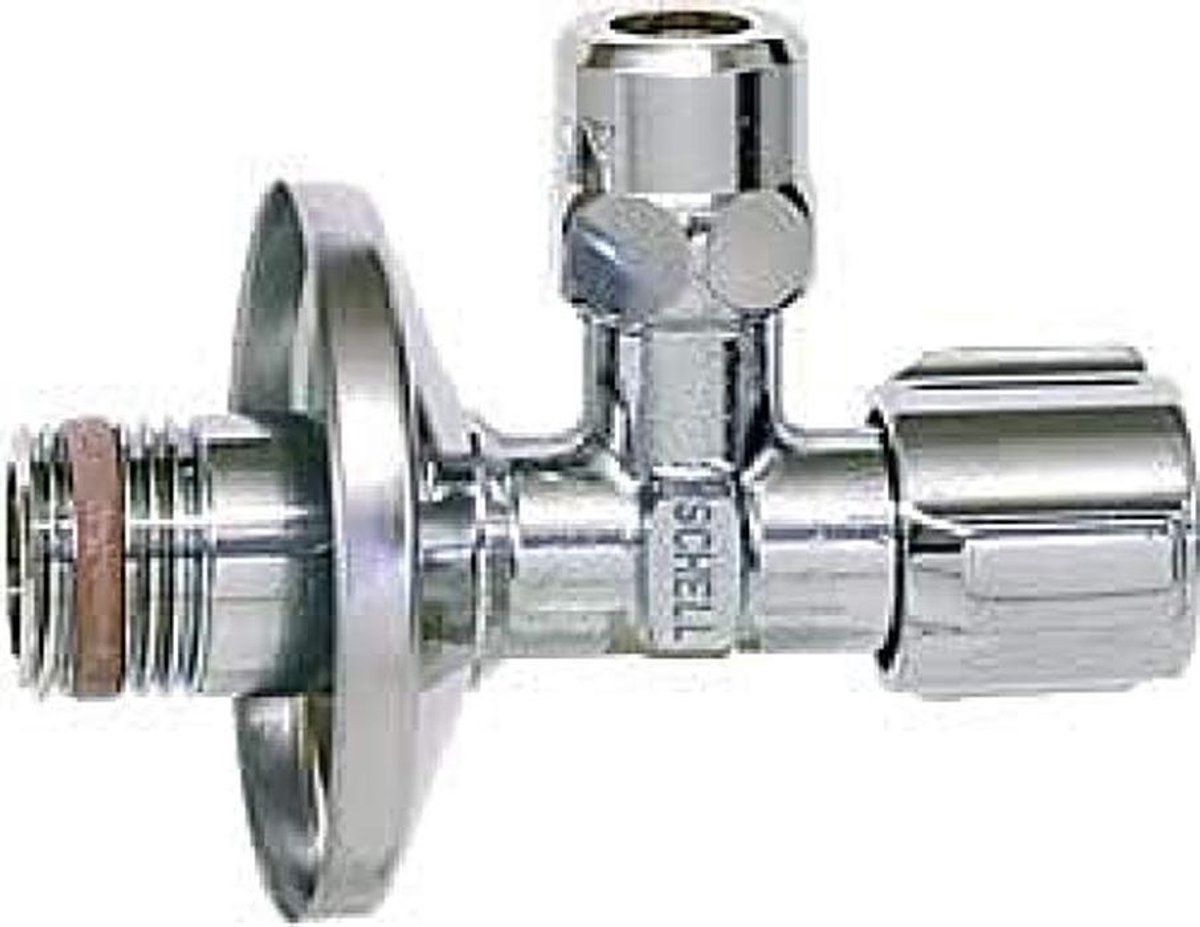 Set van 4 Hoekventielen DN 15 (1/2 Inch) Zelfdichtend