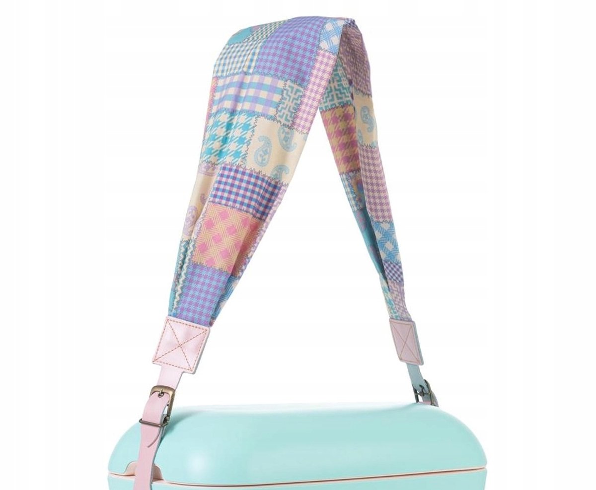 Polarbox Textiel Koelbox Band - Poeder Pastel Patchwork Leer