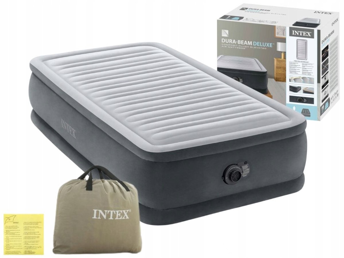 Intex Comfort-Plush Elektrisch Luchtbed 1-persoons 99x191x46cm