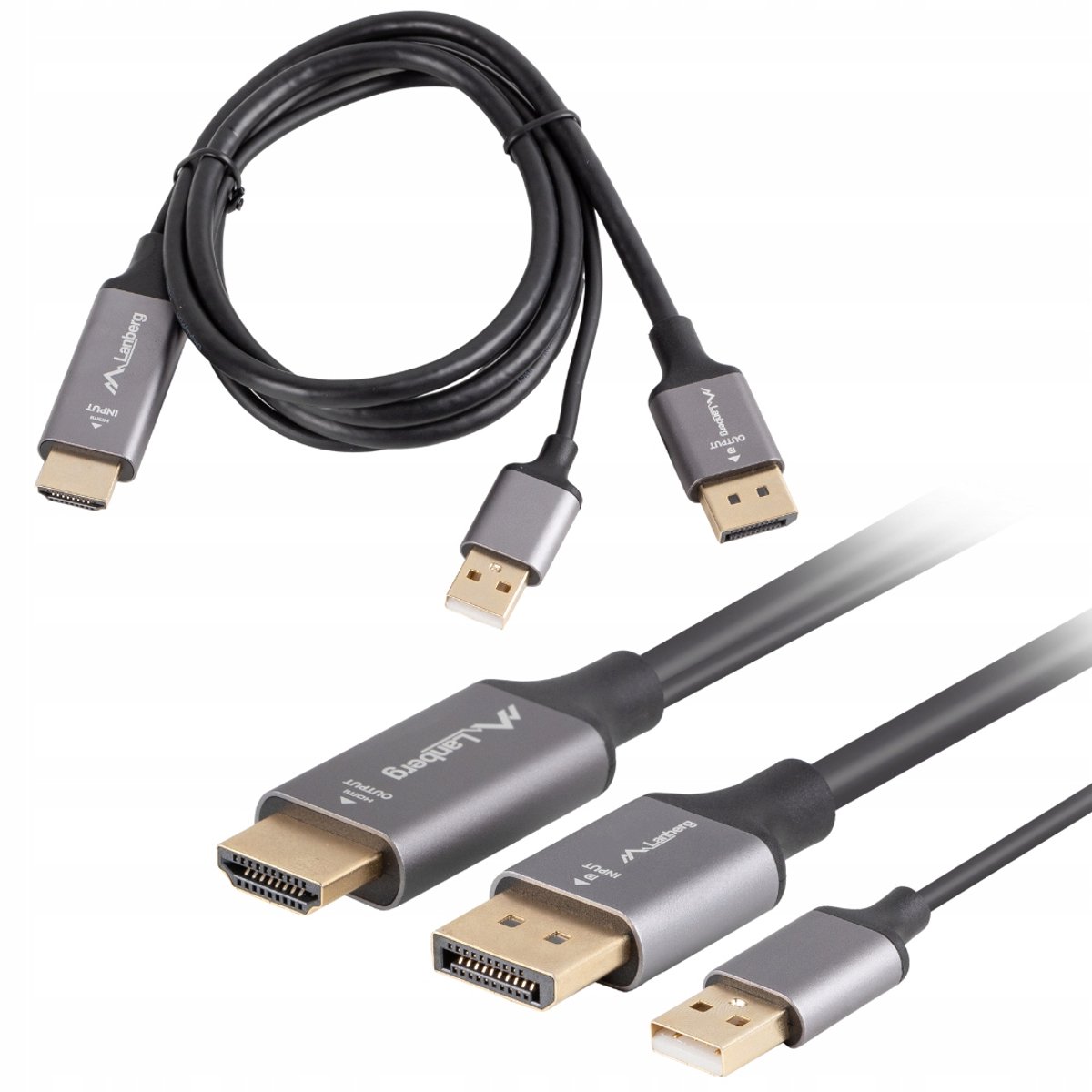 DisplayPort naar HDMI Adapter Kabel 1m 4K 18Gbps