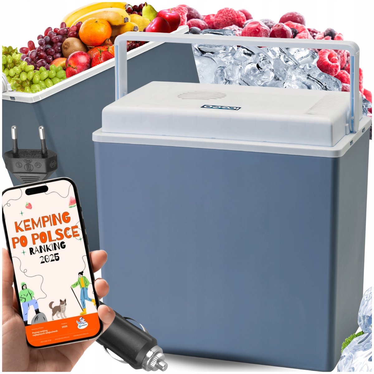 ICEGO Kami 30L Coelbox 12V/230V - Auto Ideaal Ideaal, Camper & Boot