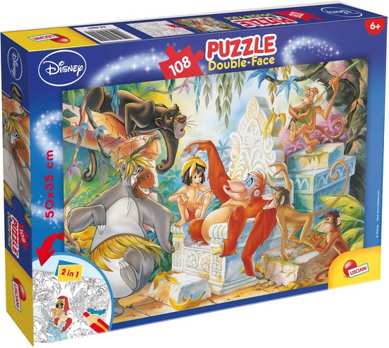 Lisciani - Puzzel - Disney Jungle Book - 108 stuks