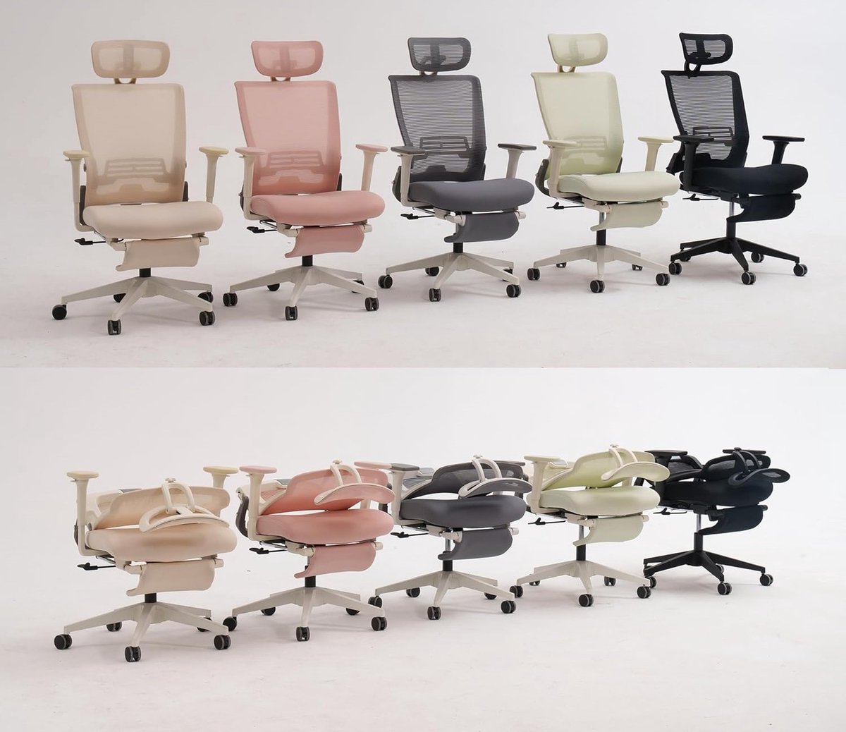 Foldex Pro Ergonomische Bureaustoel – - Bureaustoel – Opvouwbare Bureaustoel voor - Medahomestore