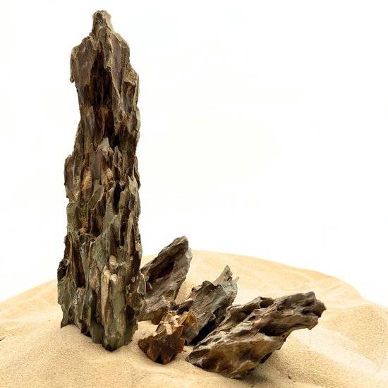 Pierre de Dragon 1 kg – Pierre naturelle pour aquarium et terrarium – Roche décorative pour l'aquascaping