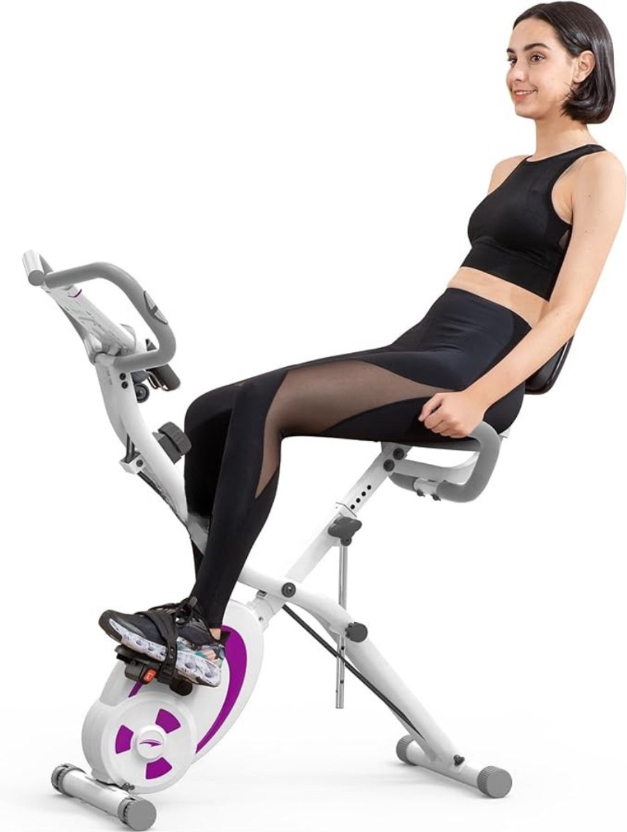 MMP® Hometrainer Fiets - Hometrainers Fitness - Hometrainer - Wit - 133cm x 25cm - 47cm