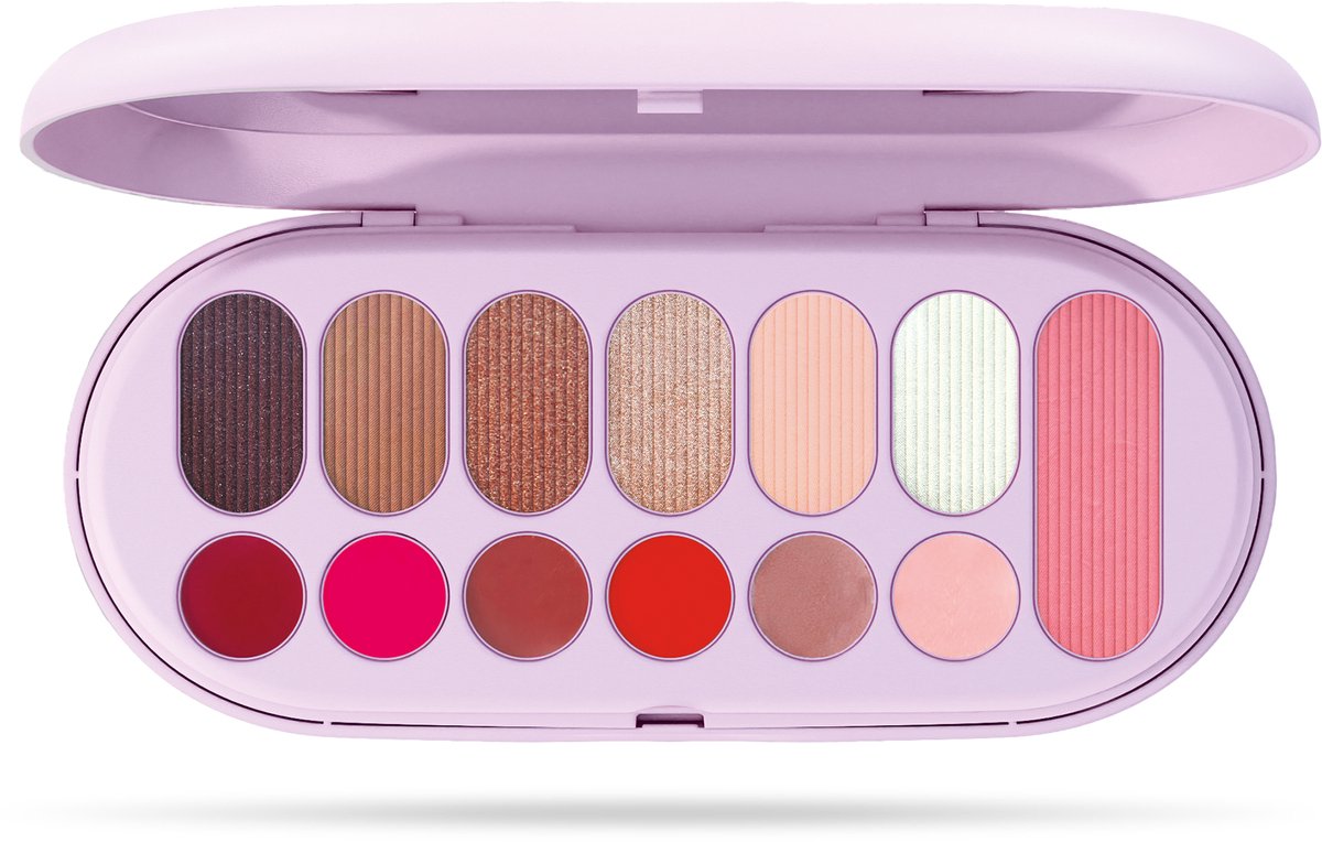 PUPA Milano Make My Day Pocket, Vrouwen, Multi, 2 stuk(s), VIOLET, Kleurenpalet, Italië