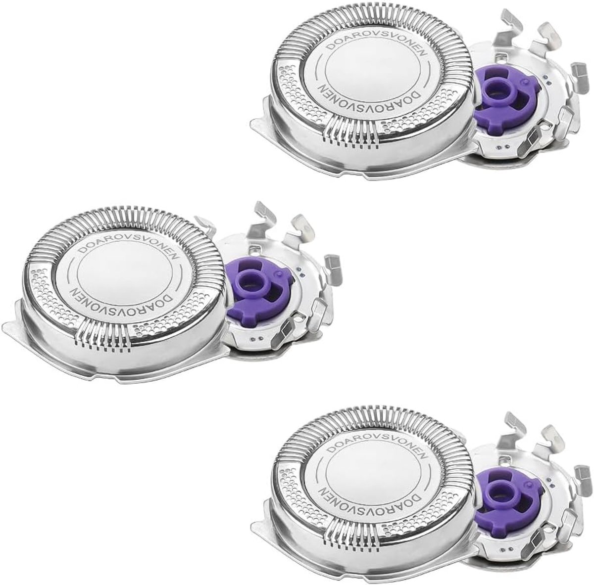 Shaving Heads – 3 Pieces – Compatibel met 1 Kleine Borstel – Universele Scheerkop – Geschikt voor Hq8/Pt720/Pt725/Pt815/Pt860/At890/At899/At750