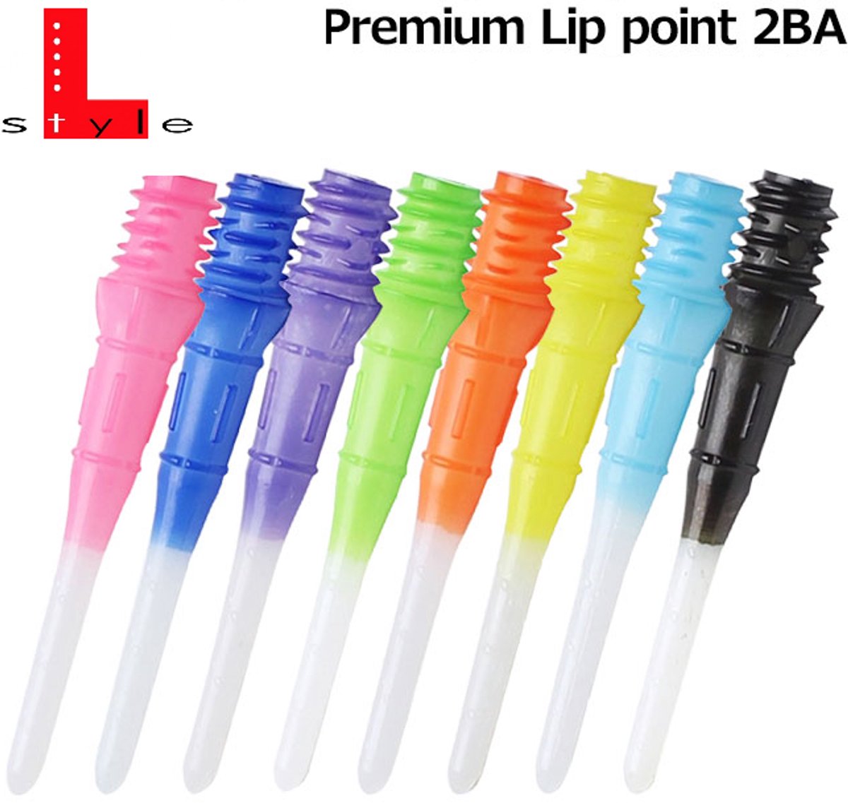 L-Style Premium Two-Tone Lip Points Lichtblauw