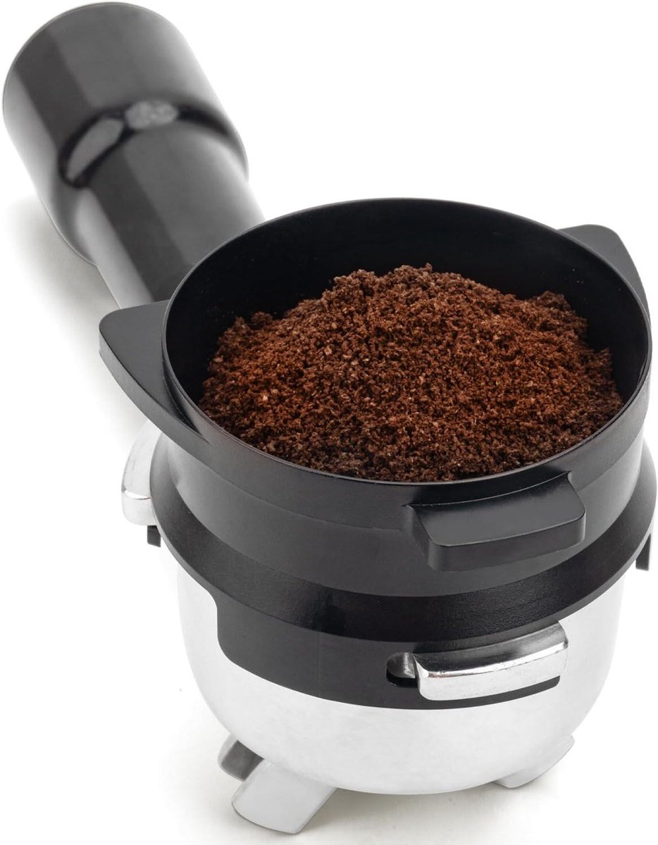 CSGoods - Doseertrechter 54mm voor Portafilters - Handige koffie-accessoires - Vaatwasmachinebestendig en zwart