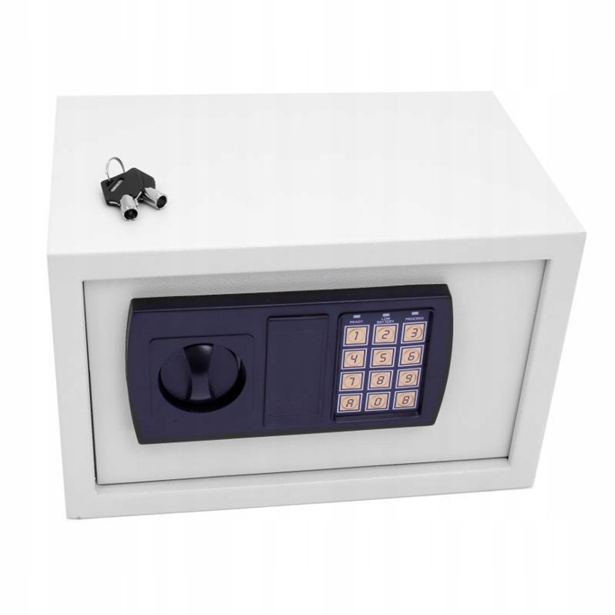 Elektronische kluis 31x20x20cm met cijferslot en noodsleutel