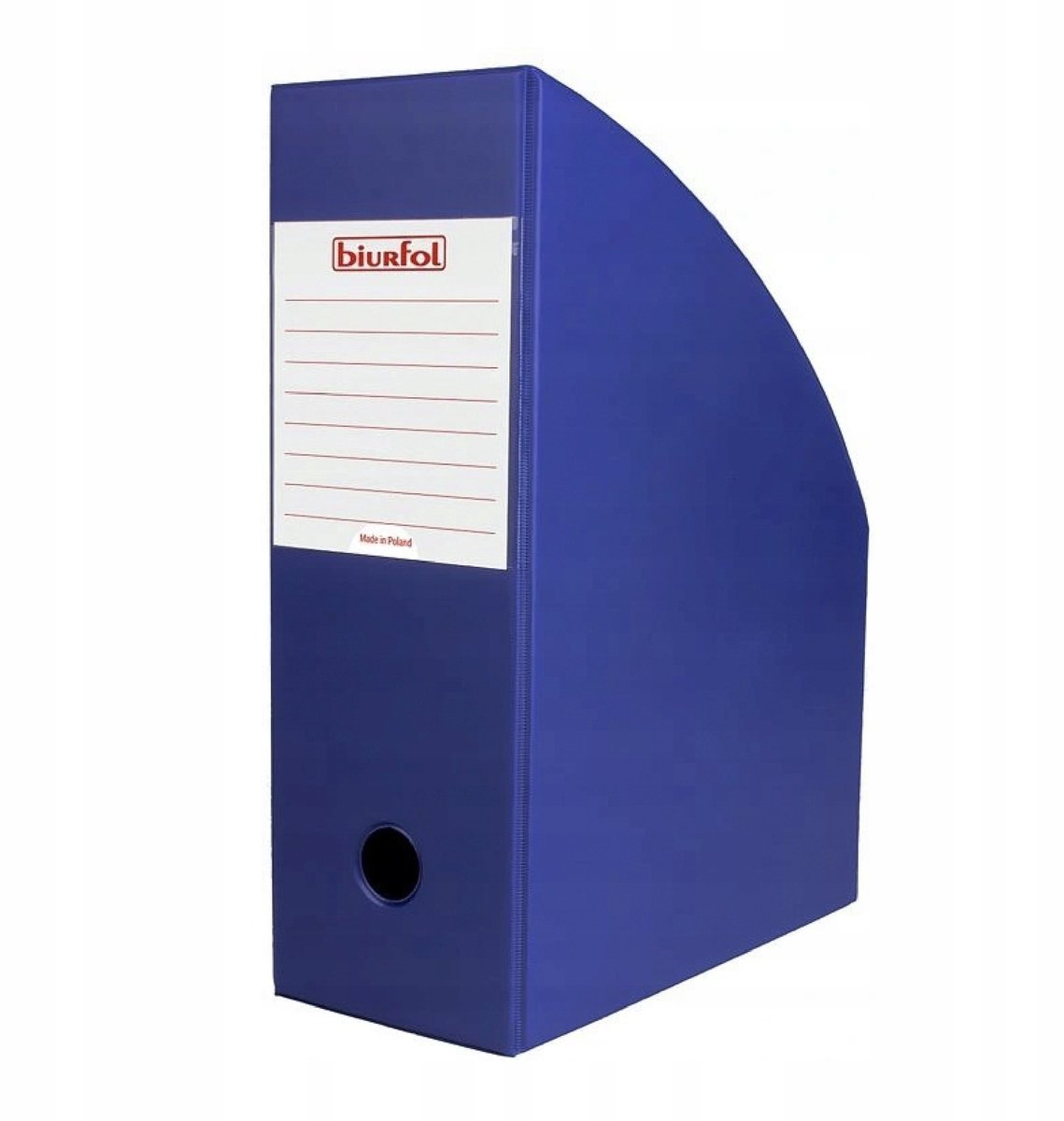 Opbergdoos Tijdschriften/Catalogi PP Gecoat Opvouwbaar 100mm Blauw