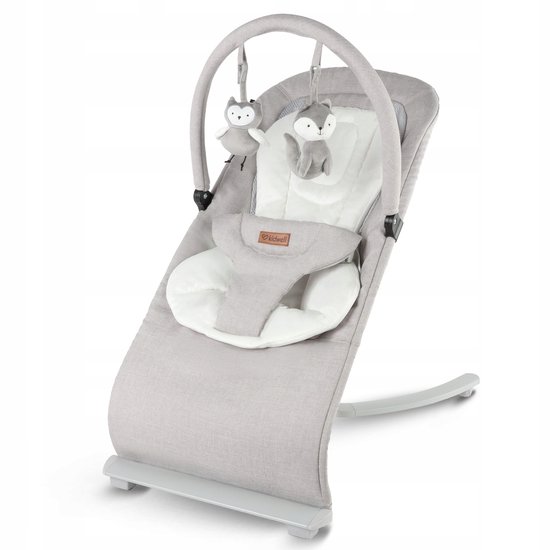 Kidwell Rubi Babyleunstoel - Grijs/Wit - 0-9kg van Merkloos — afbeelding 2