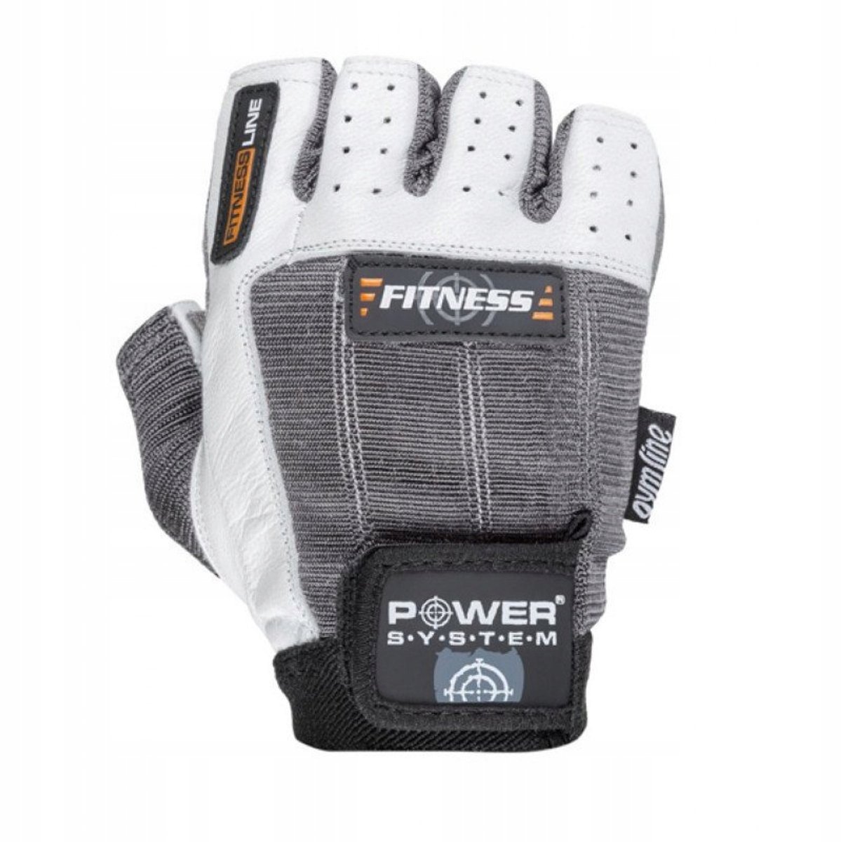 Power System Fitnesshandschoenen Wit Grijs Maat L