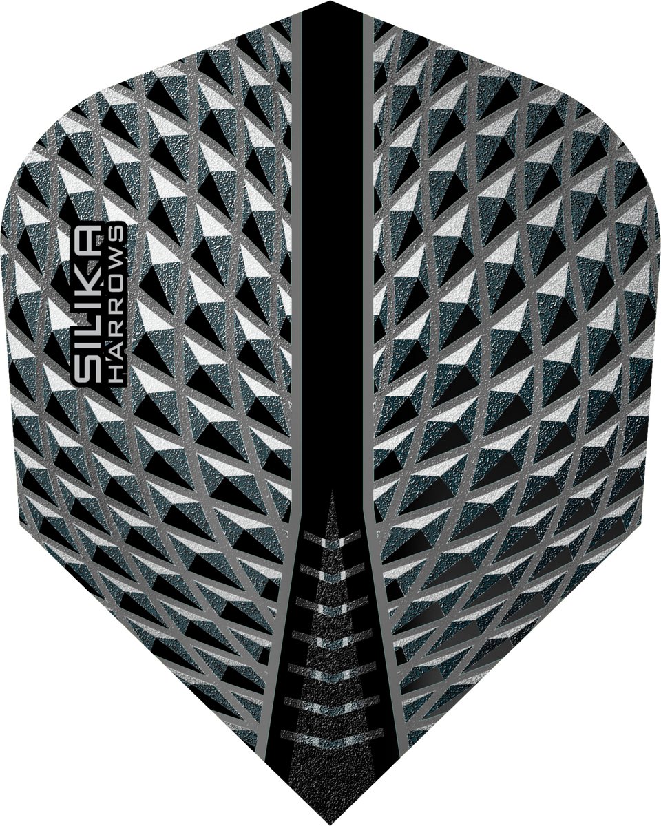 Harrows Silika Round NO6 Smokey Tough Crystalline Coated - Dart Flights