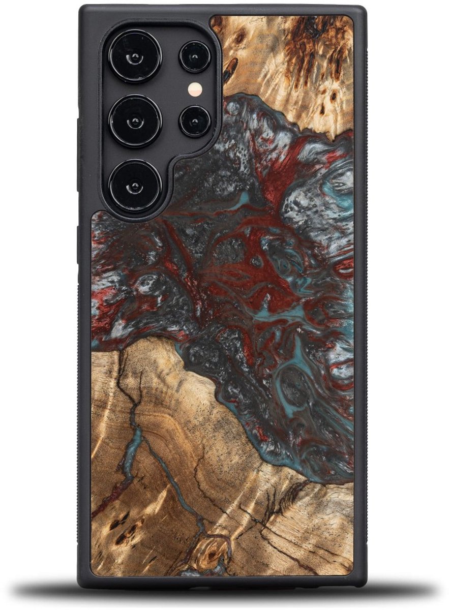 **Bewood – Unique hoes – voor Samsung Galaxy S24 Ultra – Planets – Pluto**
