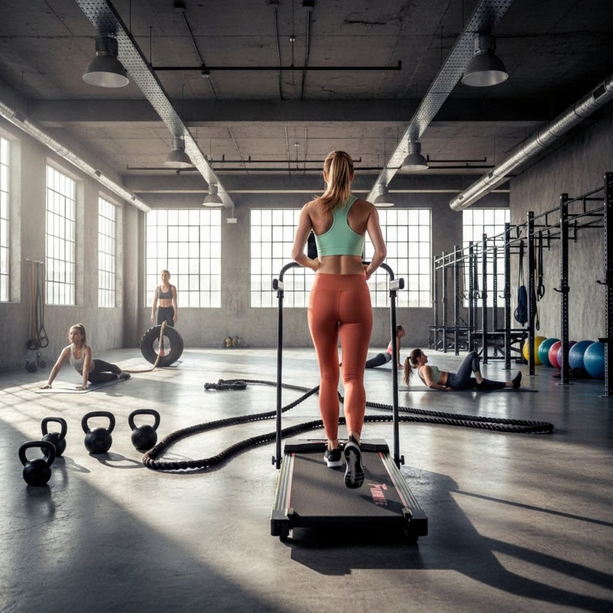 Treadmill Inklapbaar met 7% Helling – 2.5PK Stil & Compact Wandelpad – Dubbele Besturing, Veiligheidslijn, Schokabsorptie – Perfect voor Thuis, Senioren, Beginners & Revalidatie – Altameubel