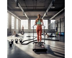 Treadmill Inklapbaar met 7% Helling – 2.5PK Stil & Compact Wandelpad – Dubbele Besturing, Veiligheidslijn, Schokabsorptie – Perfect voor Thuis, Senioren, Beginners & Revalidatie – Altameubel