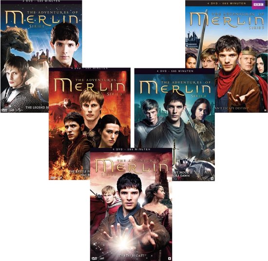 The Adventures of Merlin DVDセット The Adventures of Merlin - Seizoen 1 t/m 5 - Luxe boxset | bol