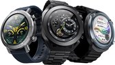 oraimo Watch Pro X – AMOLED 1.43'' Smartwatch – 12 Dagen Batterij – 140+ Sportmodi – IP68 – Hartslag & SpO₂ – 3 Verwisselbare Behuizingen & Bandjes – Panda Glass – BT 5.3