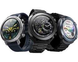 oraimo Watch Pro X – AMOLED 1.43'' Smartwatch – 12 Dagen Batterij – 140+ Sportmodi – IP68 – Hartslag & SpO₂ – 3 Verwisselbare Behuizingen & Bandjes – Panda Glass – BT 5.3