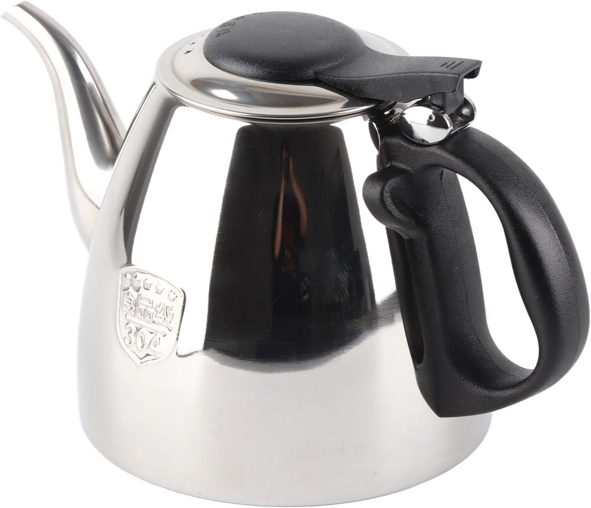 Teapot voor inductiekookplaat - RVS - Waterkoker - Koffiepot - Elektrische keramische kookplaat - Hotelgebruik