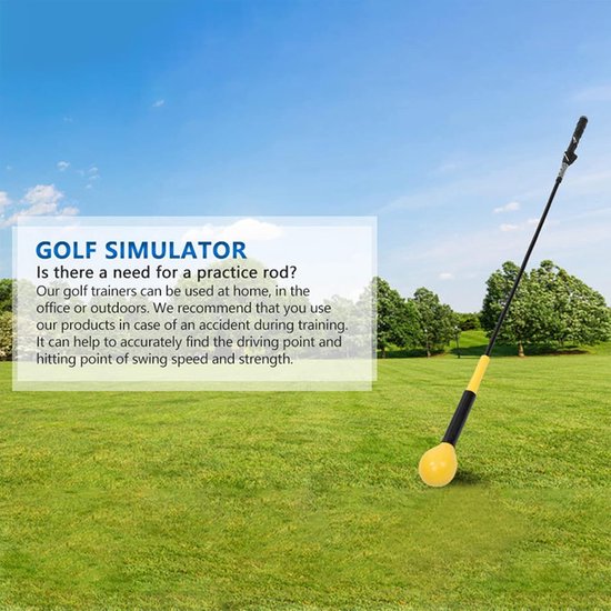 Golf Swing Trainer - Swing Trainer Golf Training Aid - Golf Sterkte Training Grip voor Kracht en Snelheid van GOLF — afbeelding 2