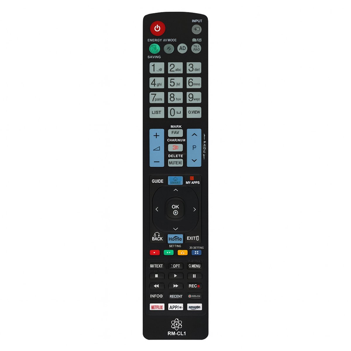 Slimtron Universele LG afstandsbediening -geschikt voor alle LG | LCD | LED | SMART - incl appknoppen (netflix & amazon video) - AKB74115502 AKB73615303 AKB73756504 AKB73756510 & meer alternatief