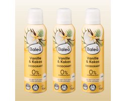Balea Deodorant Vanille & Kokos | 3x 200ml