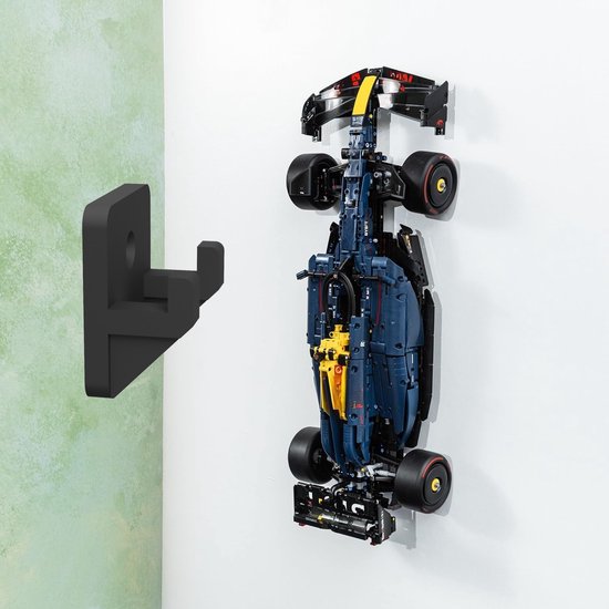 SmarThuis Wandbeugel – LEGO Technic Red Bull RB20 F1 – 1:8 Schaal – Wall Mount voor Display – Compatibel met Set 42206 – LEGO-set Niet Inbegrepen