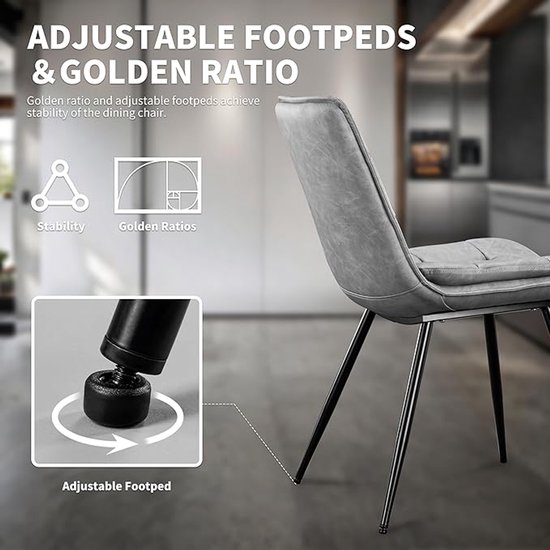 Vind eetkamerstoelen microvezel in Stoelen op