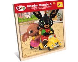 Lisciani - Houten Puzzel met frame - Bing - 9 stuks